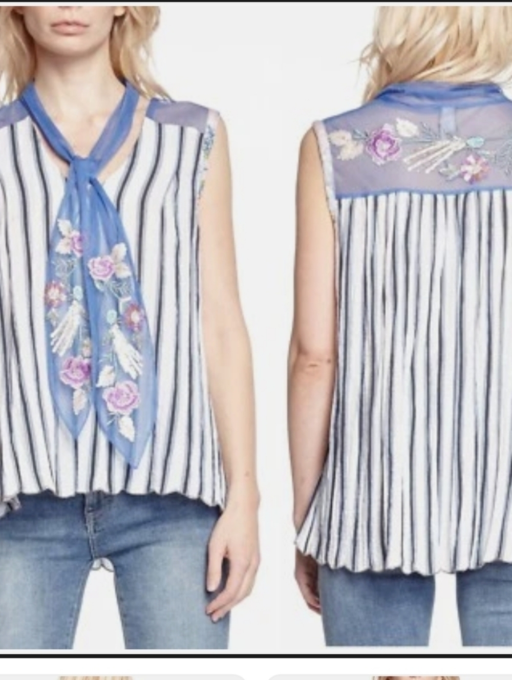 NWT Aratta Not An Easy One Blouse • Floral Embroidery Retail $130!!!